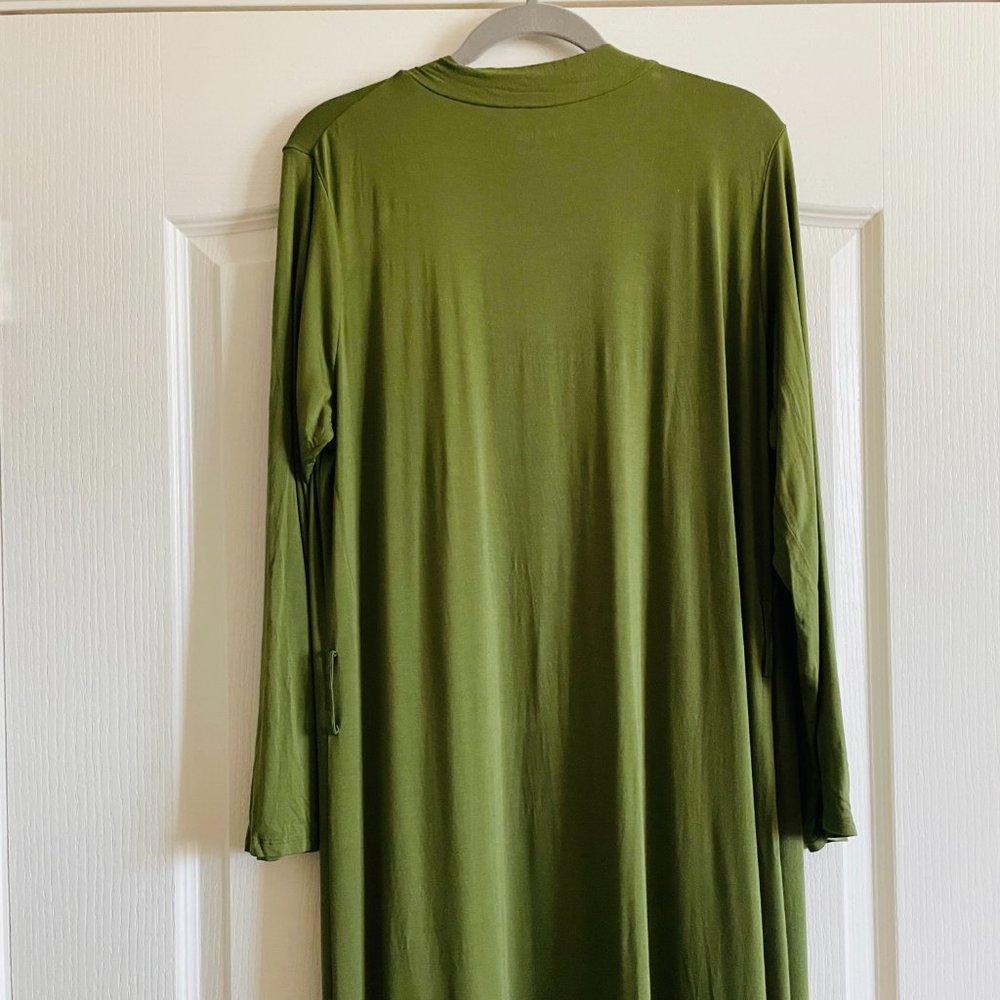 NorthStyle Super Comfy Flowy Hi-Lo Maxi Home Gown Lounge Beach Wrap Dress Robe S - Picture 2 of 10